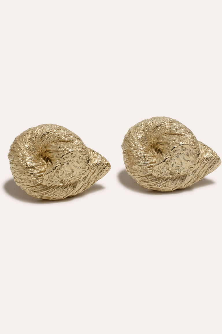 Cord - Gold Plated Earrings
