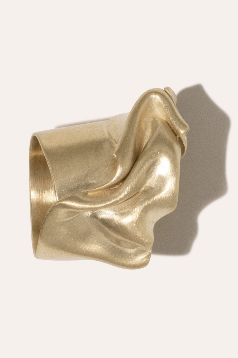 Unruffled - Recycled Gold Vermeil Ring