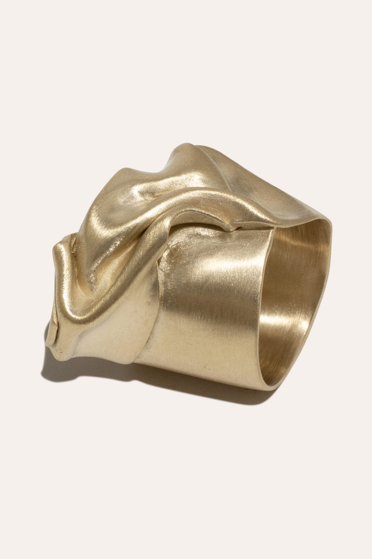 Unruffled - Recycled Gold Vermeil Ring