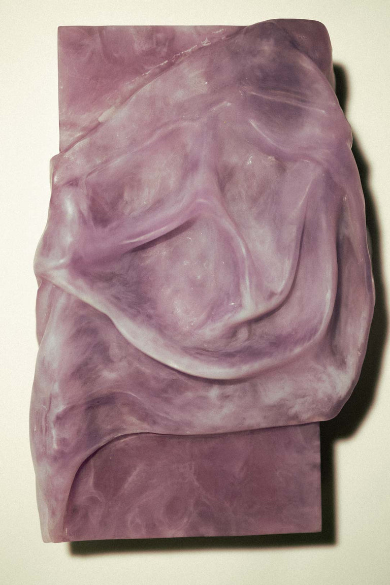 Jewellery Box - Marble Resin Box in Matte Lilac