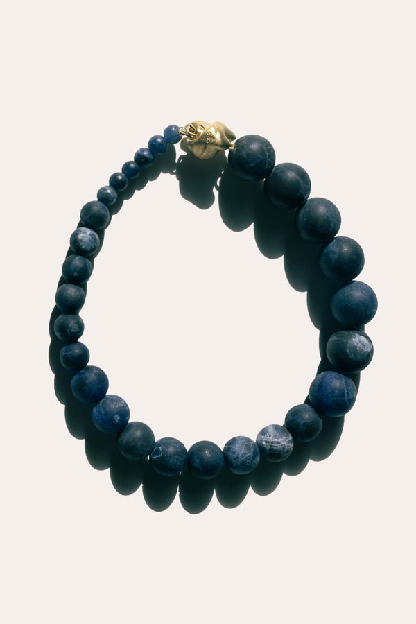 Tidelands - Sodalite and Recycled Gold Vermeil Bracelet
