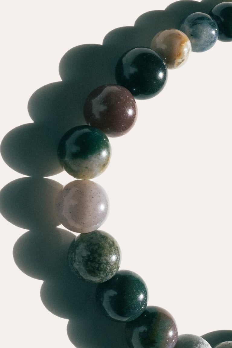 Tidelands - Fancy Jasper and Recycled Gold Vermeil Bracelet