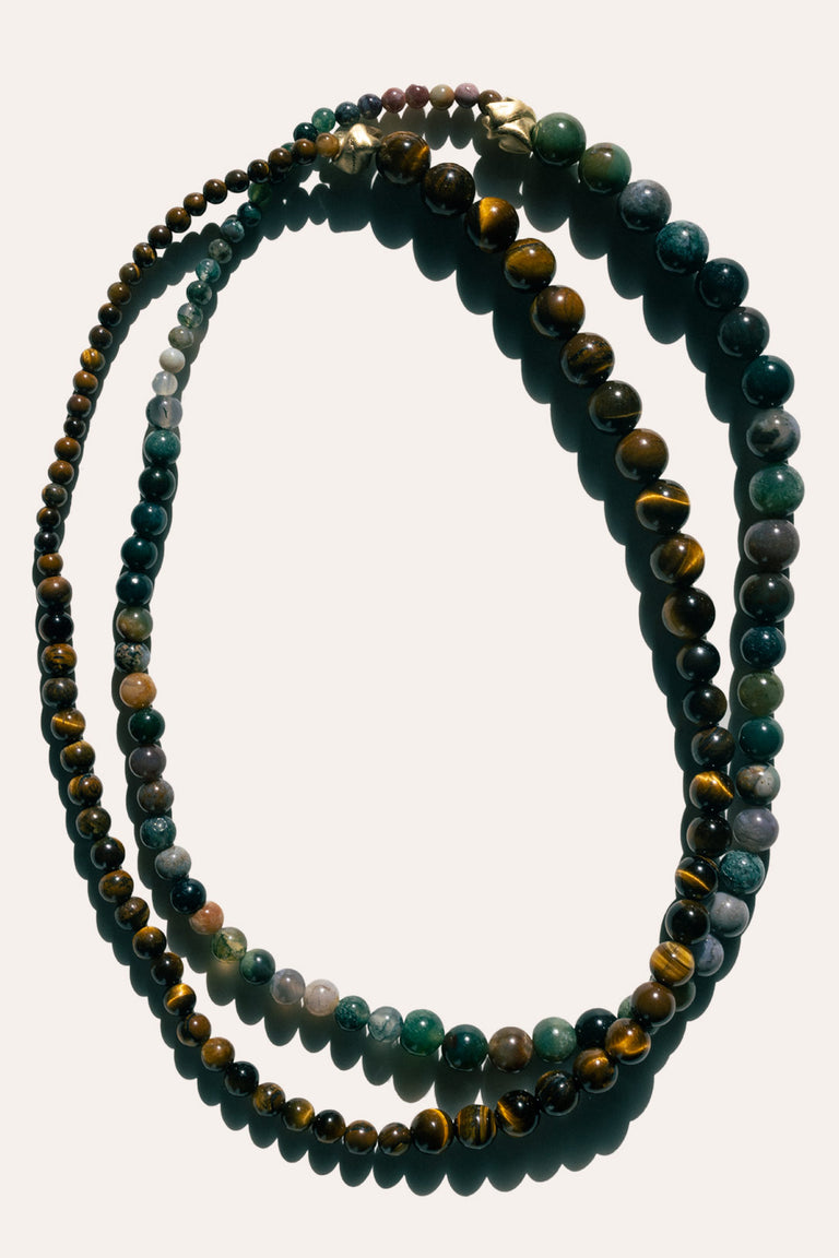 Tidelands - Fancy Jasper and Gold Vermeil Necklace