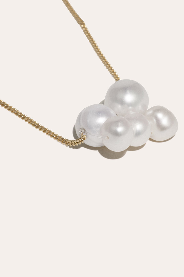 What's the Big Idea? - Pearl and Gold Vermeil Pendant