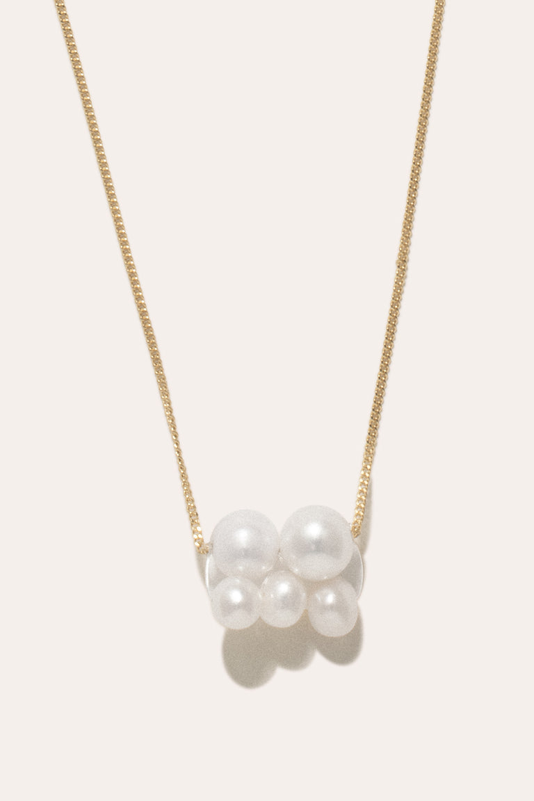 What's the Big Idea? - Pearl and Gold Vermeil Pendant
