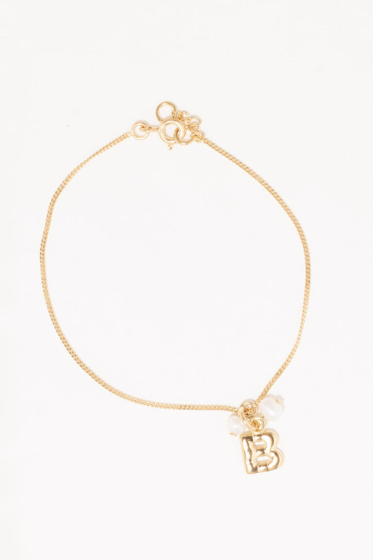 Classicworks™ B - Gold Vermeil and Pearl Bracelet
