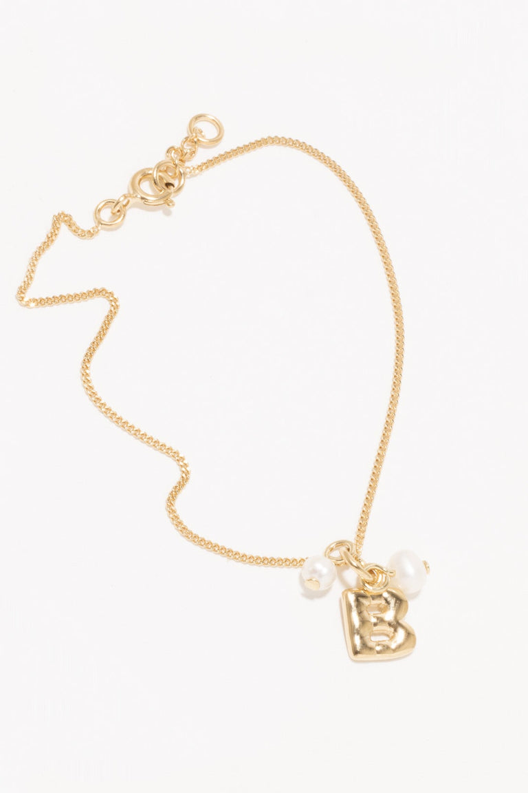Classicworks™ B - Gold Vermeil and Pearl Bracelet