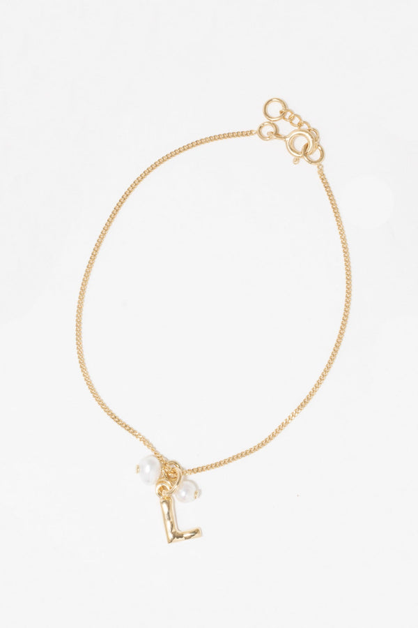 Classicworks™ L - Gold Vermeil and Pearl Bracelet