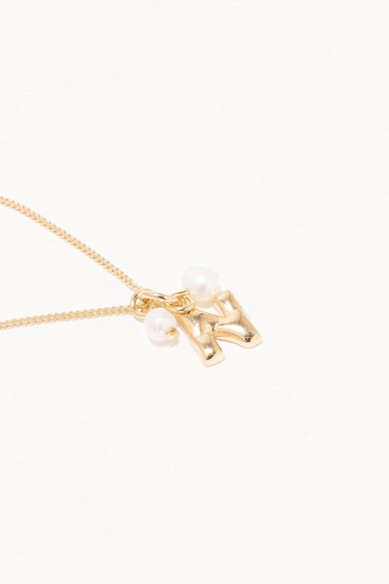 Classicworks™ N - Gold Vermeil and Pearl Bracelet
