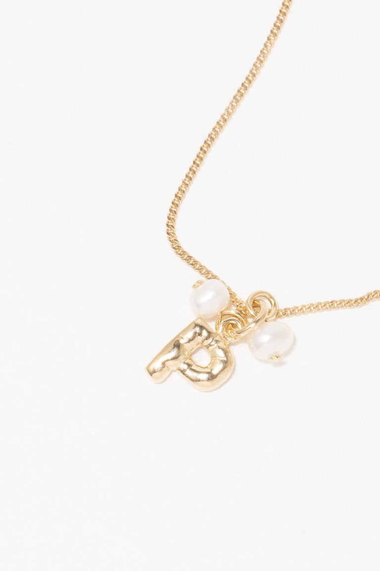 Classicworks™ P - Gold Vermeil and Pearl Bracelet