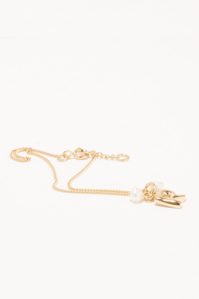 Classicworks™ R - Pearl and Recycled Gold Vermeil Bracelet