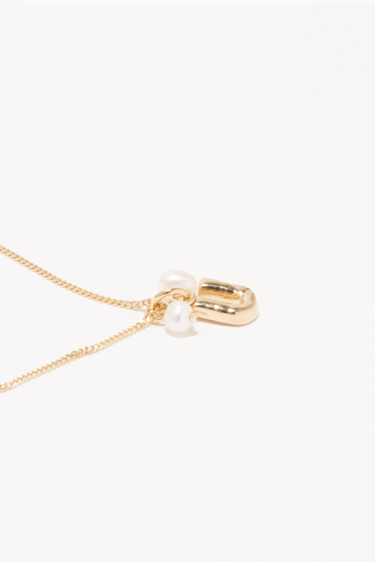 Classicworks™ U - Pearl and Recycled Gold Vermeil Bracelet