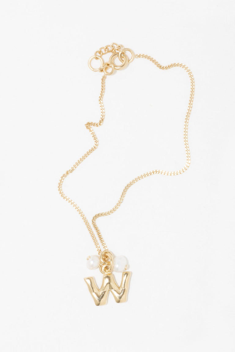 Classicworks™ W - Pearl and Recycled Gold Vermeil Bracelet