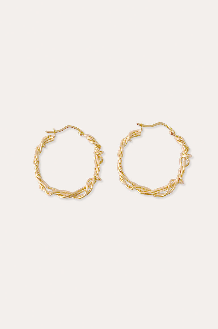 The Chance Encounter - Recycled Gold Vermeil Earrings