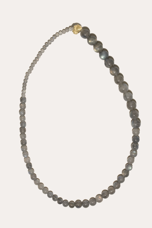 Tidelands - Labradorite Bead and Recycled Gold Vermeil Necklace