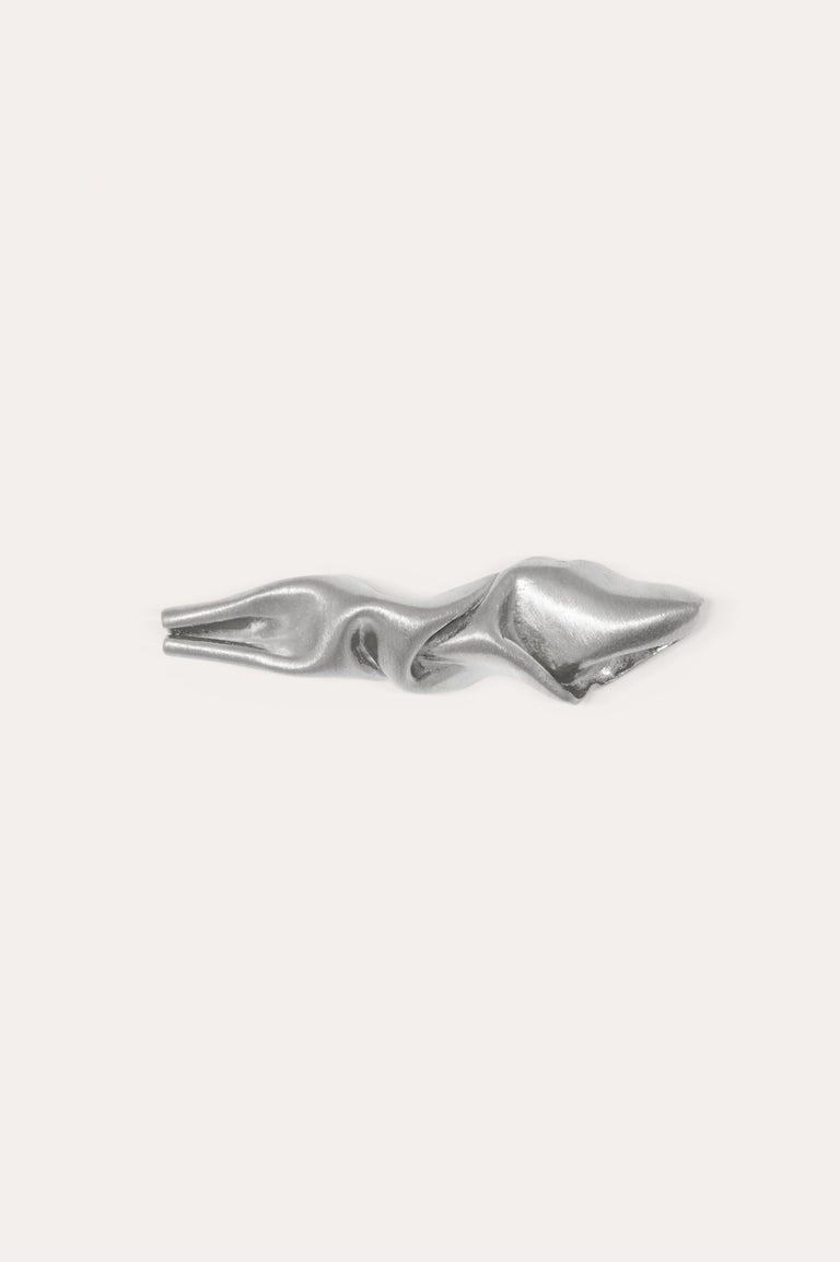 Crumple - Recycled Silver Tie Pin