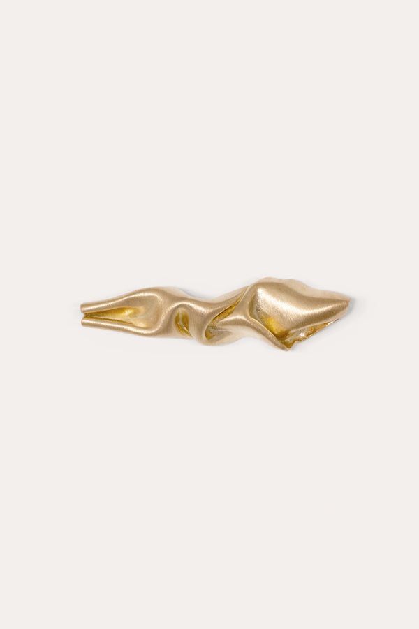 Crumple - Recycled Gold Vermeil Tie Pin