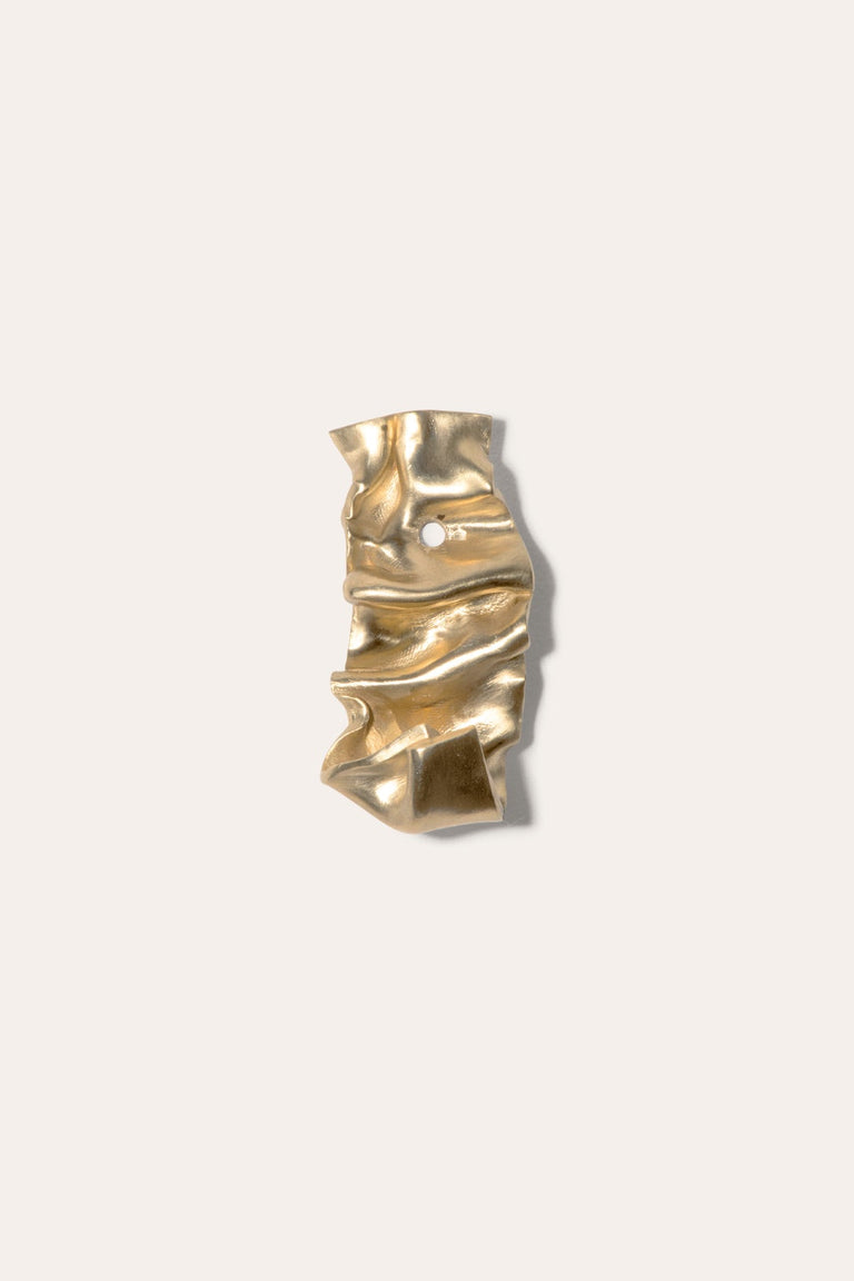 L08 - Set of 3 Wall Hooks in Brushed Brass