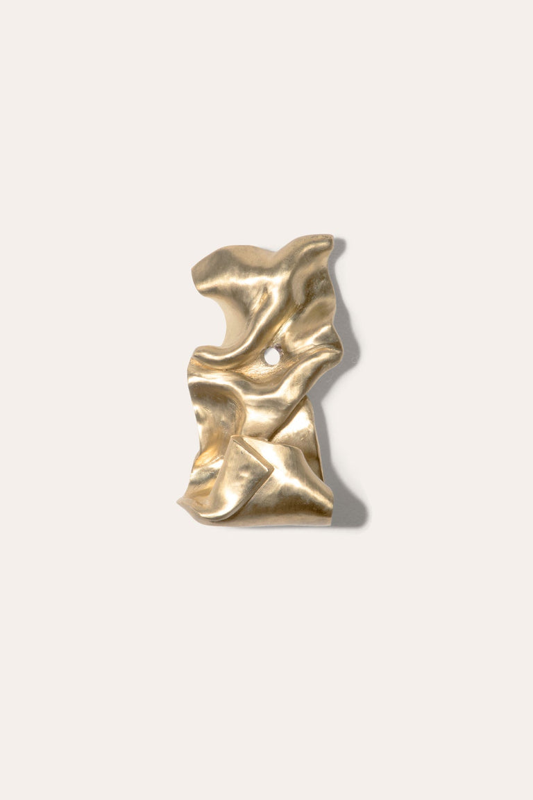 L08 - Set of 3 Wall Hooks in Brushed Brass
