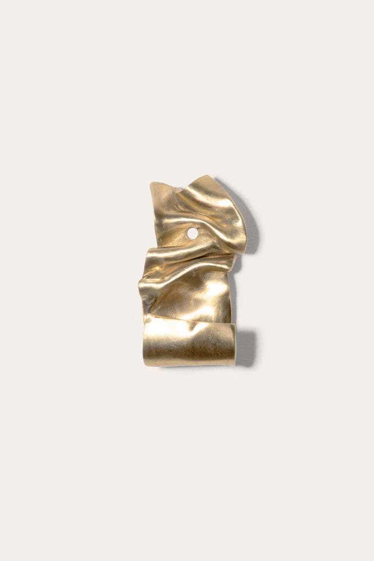 L08 - Set of 3 Wall Hooks in Brushed Brass