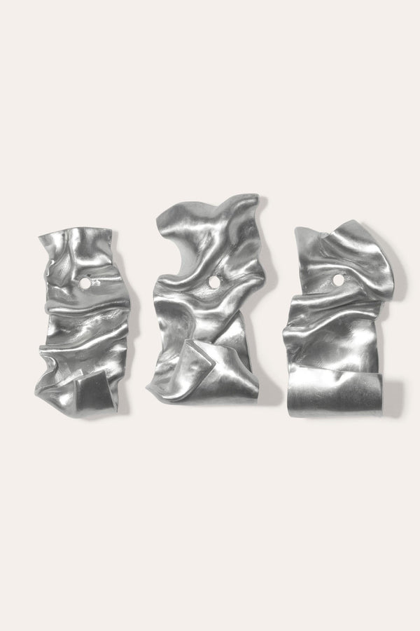 L08 - Set of 3 Wall Hooks in Silver