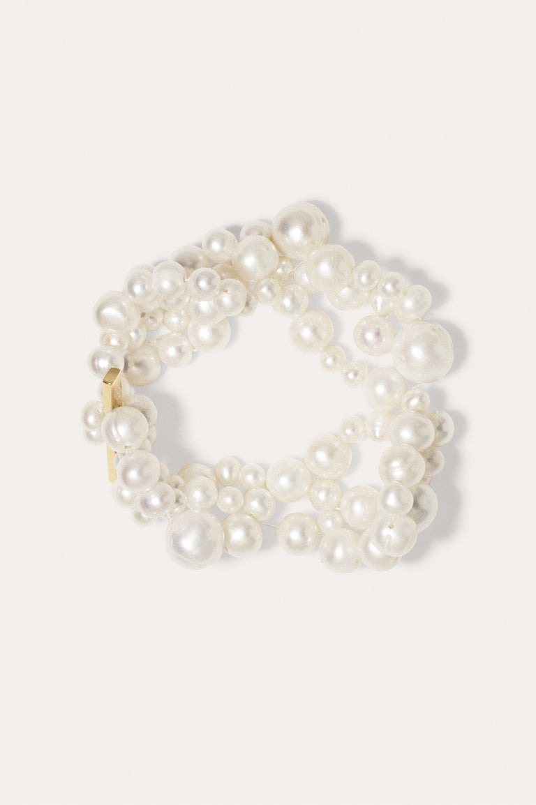 The Inevitable Husband - Pearl and Recycled Gold Vermeil Bracelet