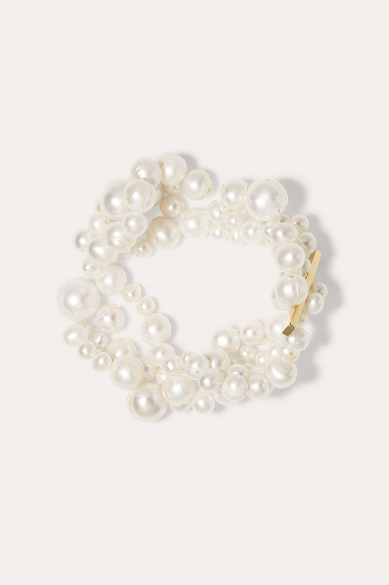 The Inevitable Husband - Pearl and Recycled Gold Vermeil Bracelet