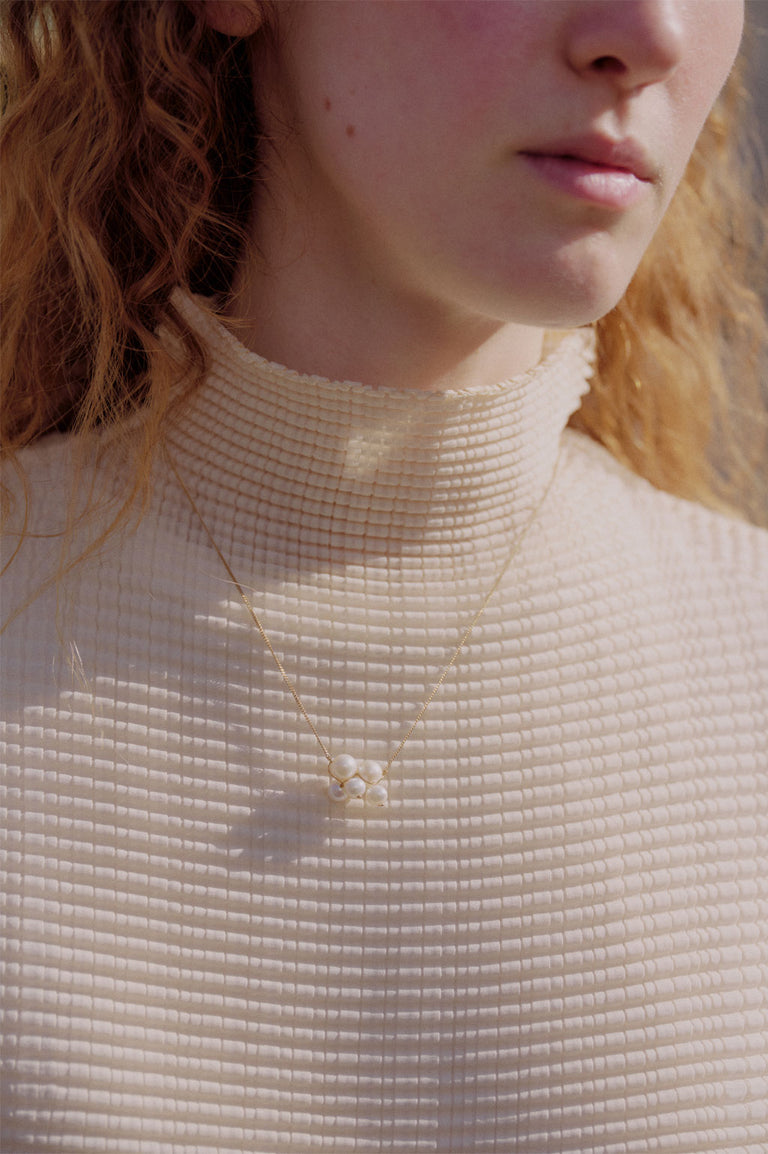 What's the Big Idea? - Pearl and Gold Vermeil Pendant