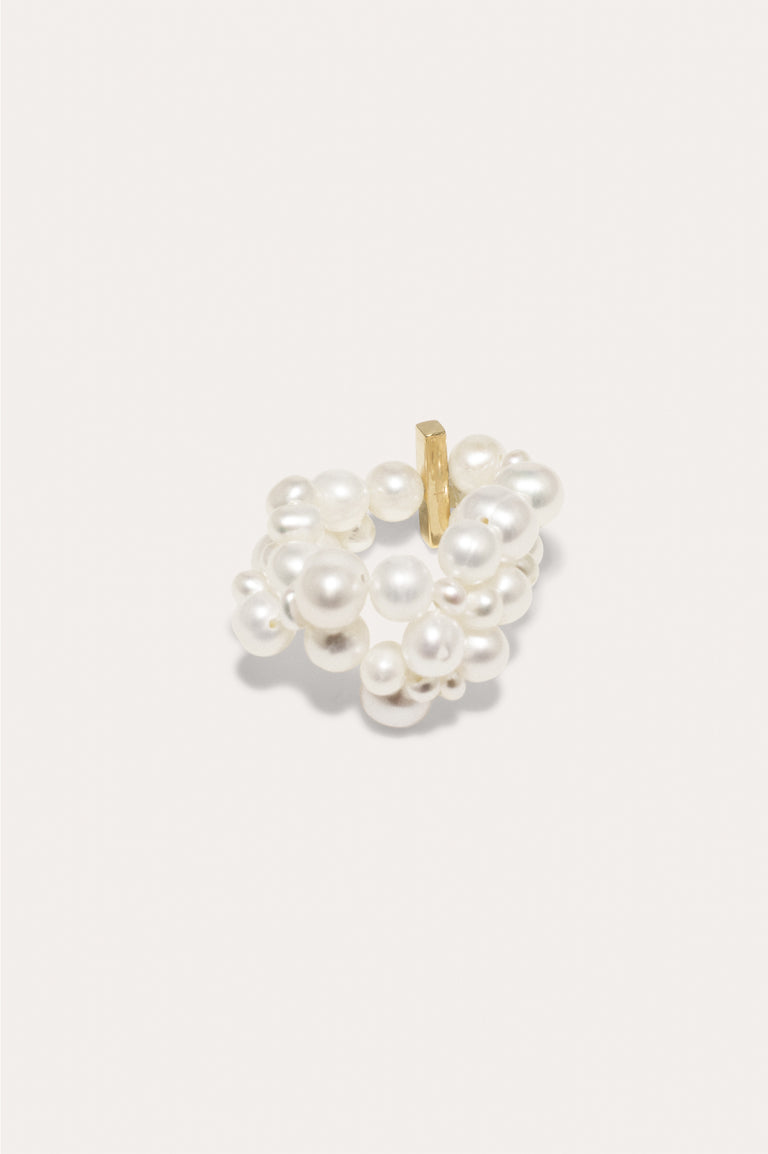 The Inevitable Husband - Freshwater Pearl and Gold Vermeil Ring