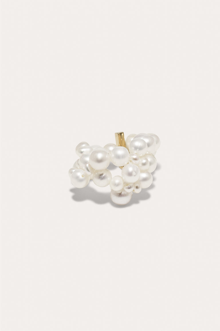 The Inevitable Husband - Freshwater Pearl and Gold Vermeil Ring