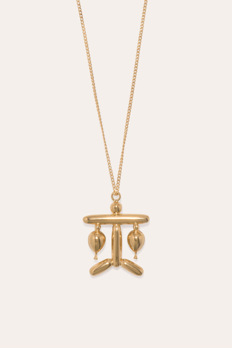 Classicworks™ Libra Zodiac Balloon - Gold Plated Pendant