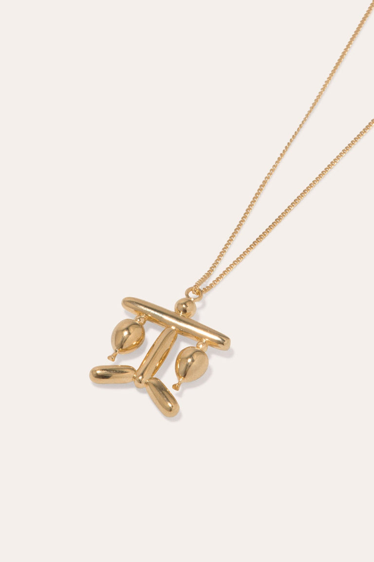 Classicworks™ Libra Zodiac Balloon - Gold Plated Pendant
