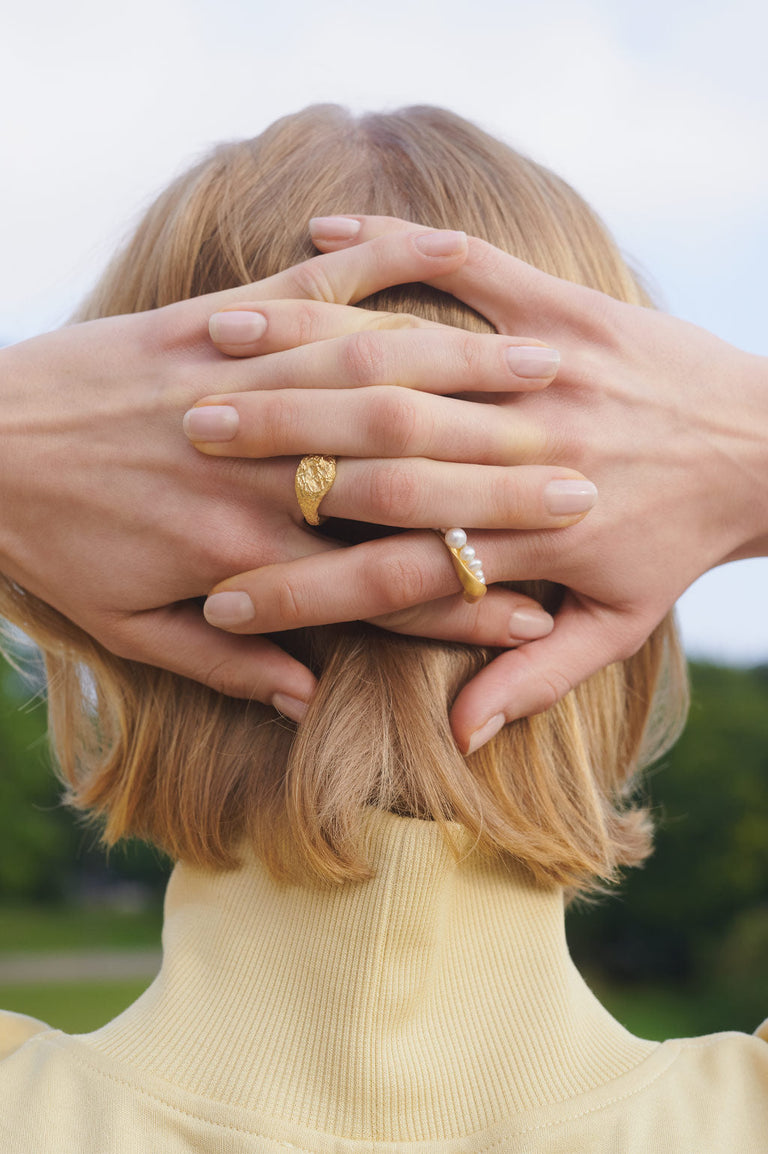 Foil - Recycled Gold Vermeil Ring