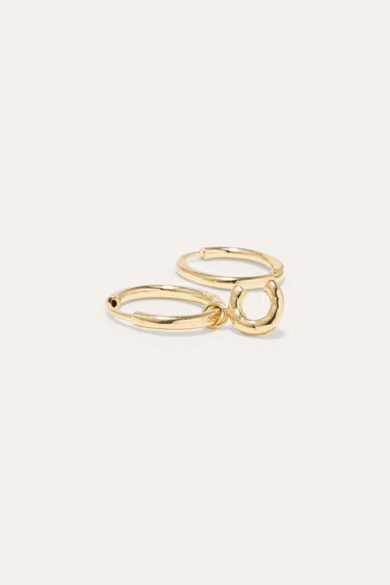 Classicworks™ C - Recycled Gold Vermeil Earrings