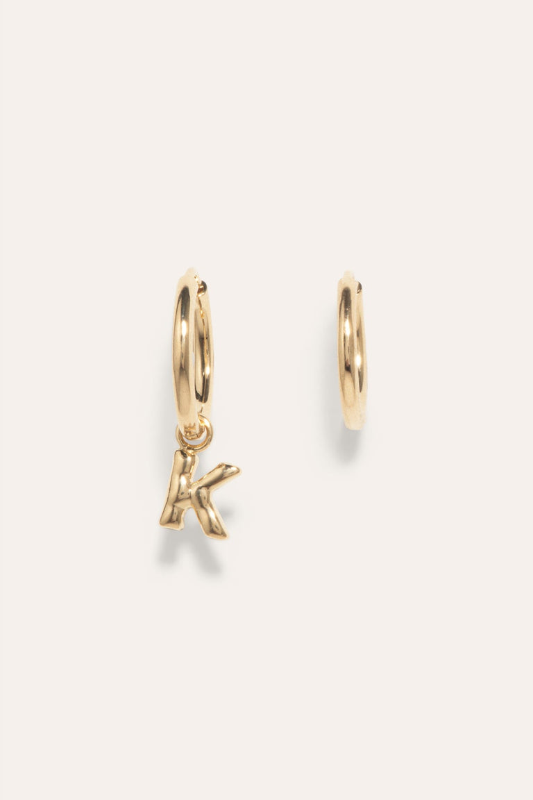 Classicworks™ K - Recycled Gold Vermeil Earrings