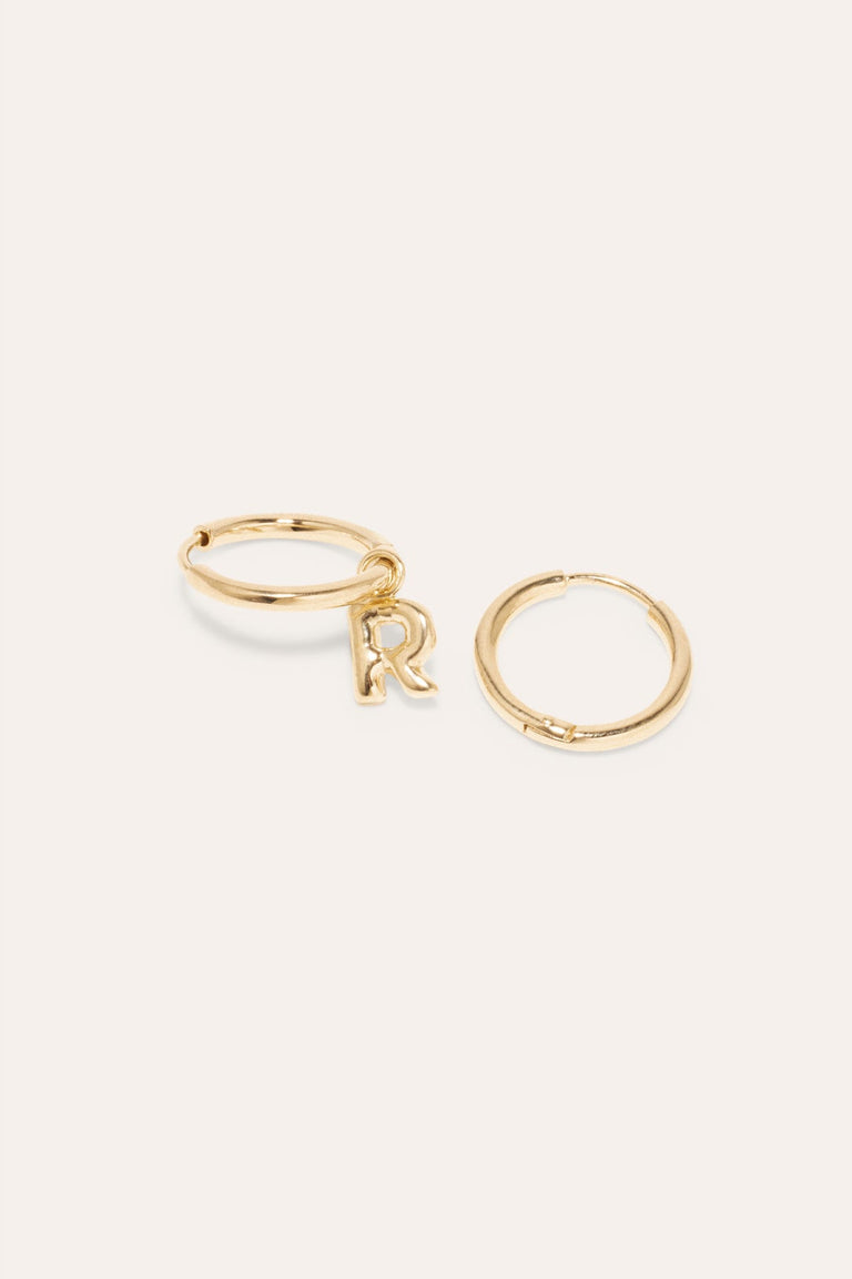 Classicworks™ R - Recycled Gold Vermeil Earrings