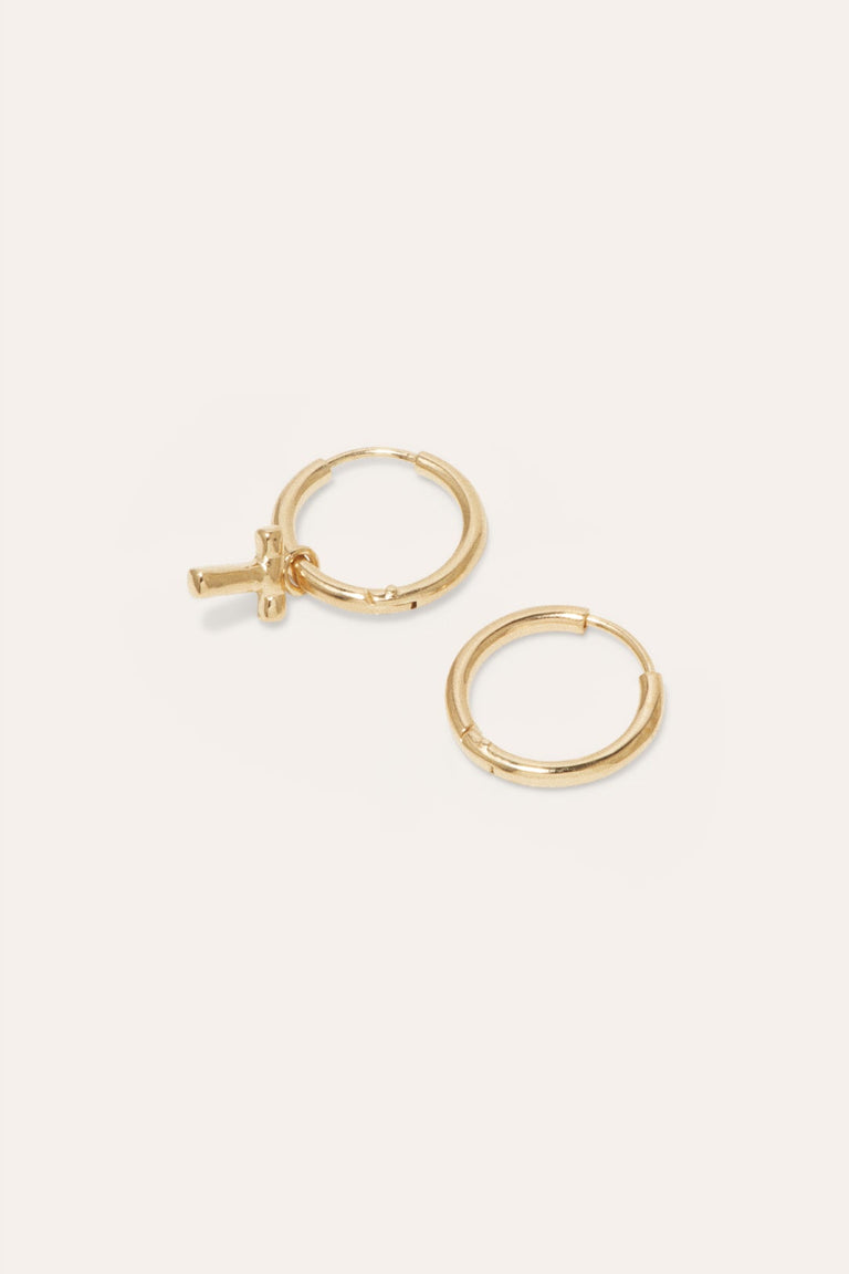 Classicworks™ T - Recycled Gold Vermeil Earrings