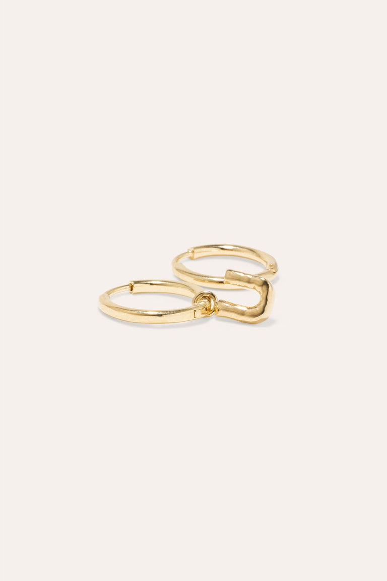 Classicworks™ U - Recycled Gold Vermeil Earrings