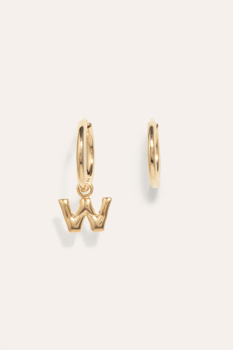 Classicworks™ W - Recycled Gold Vermeil Earrings