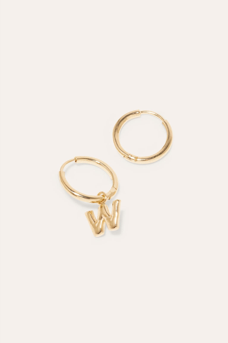 Classicworks™ W - Recycled Gold Vermeil Earrings