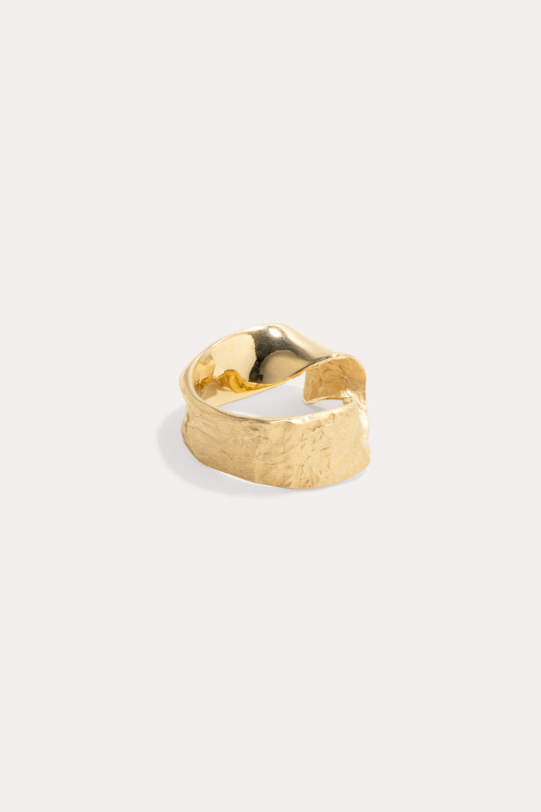 Ribbon II - Recycled Gold Vermeil Ring
