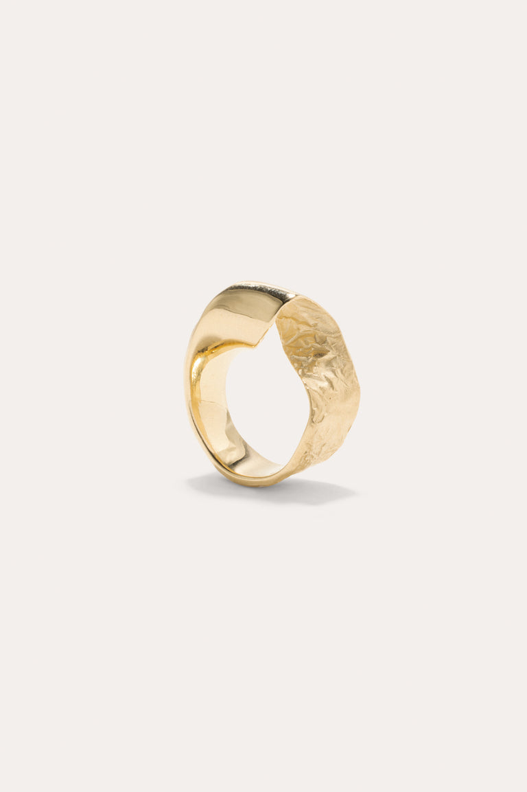 Ribbon II - Recycled Gold Vermeil Ring