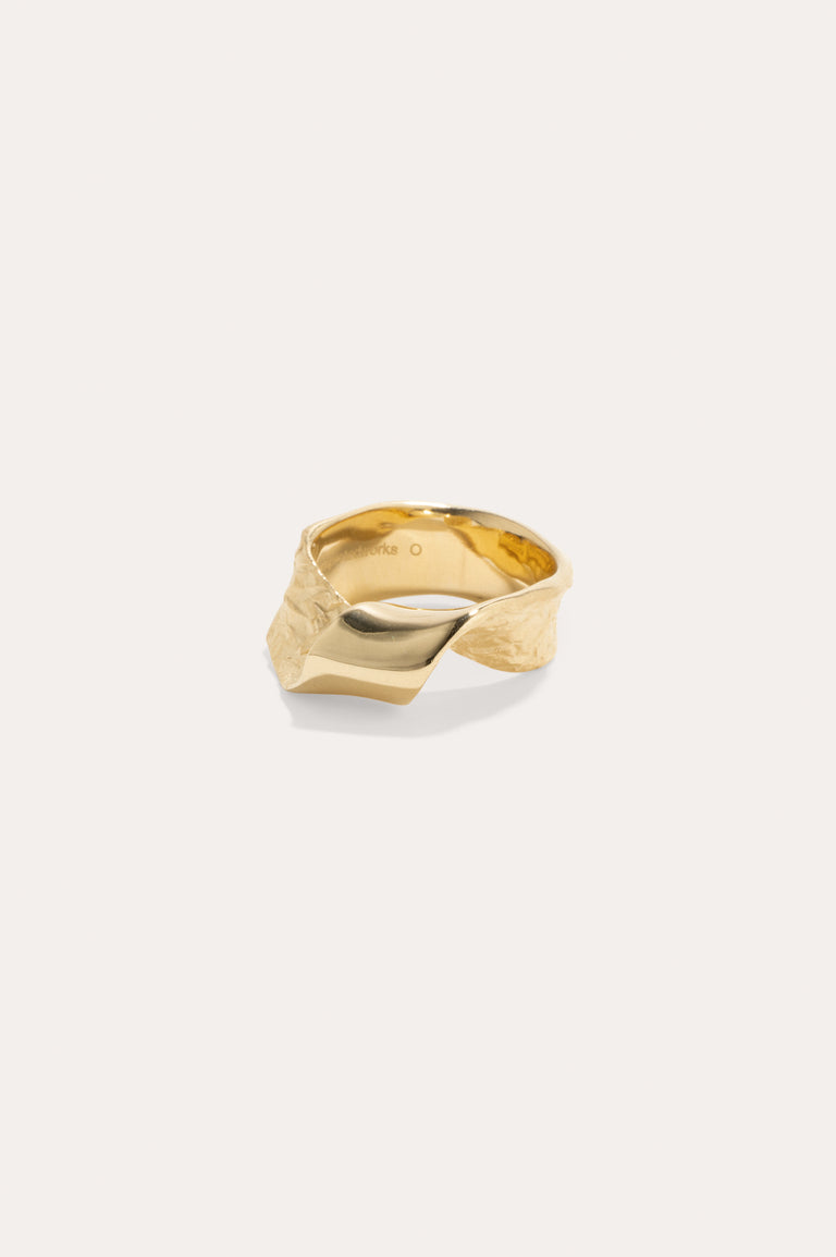 Ribbon II - Recycled Gold Vermeil Ring