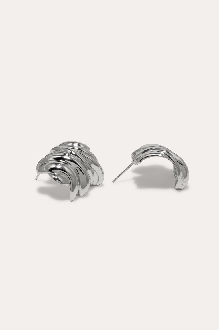 Wings - Platinum Plated Earrings
