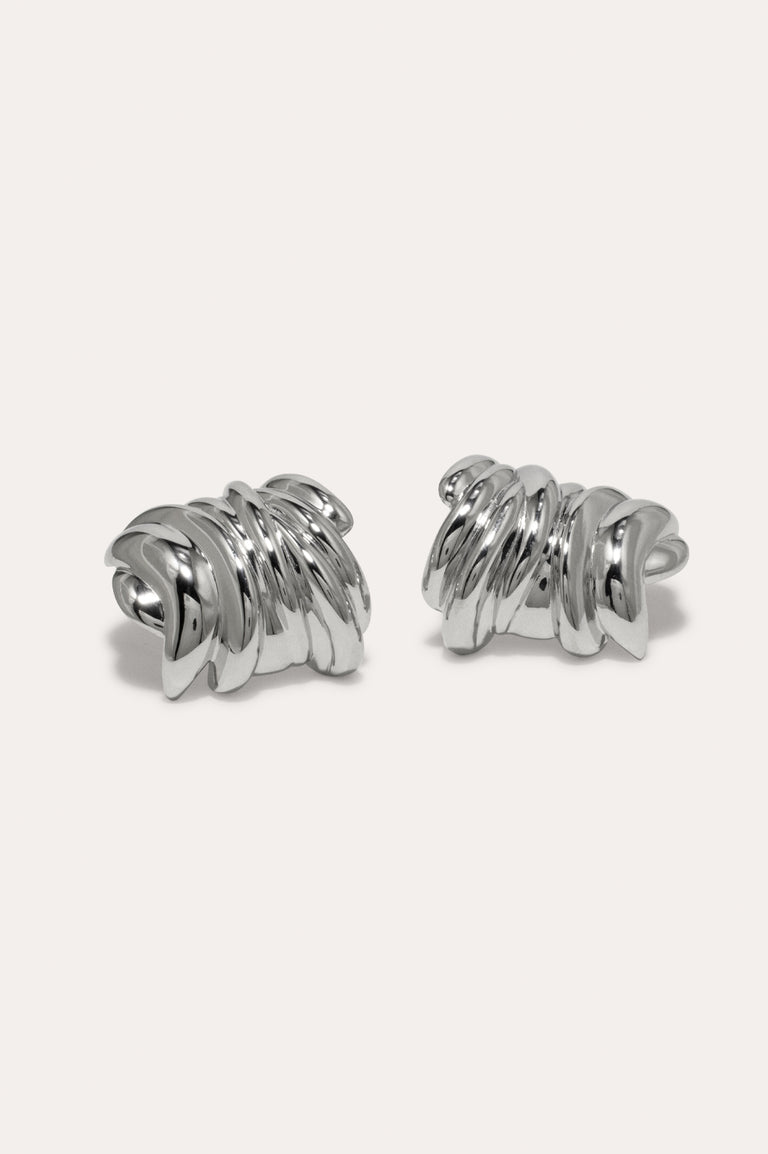 Wings - Platinum Plated Earrings