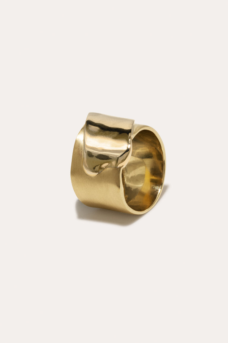 Ribbon - Gold Vermeil Ring