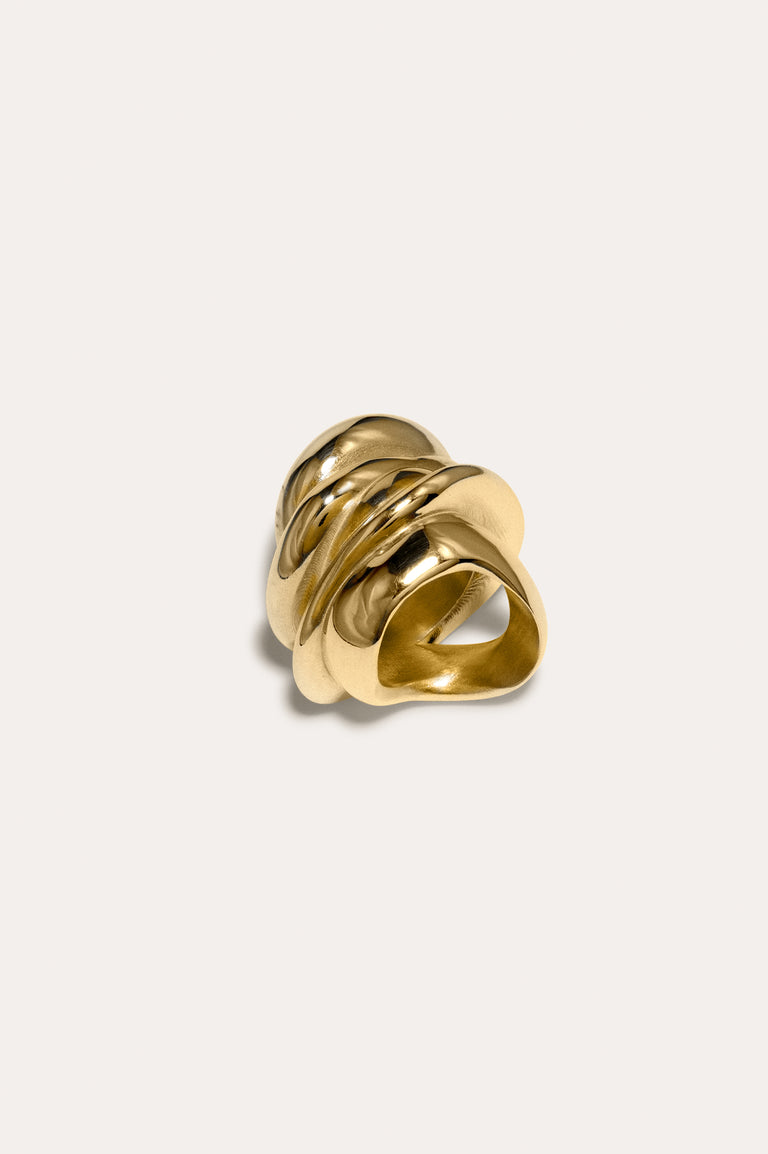 Off‐World - Gold Plated Ring