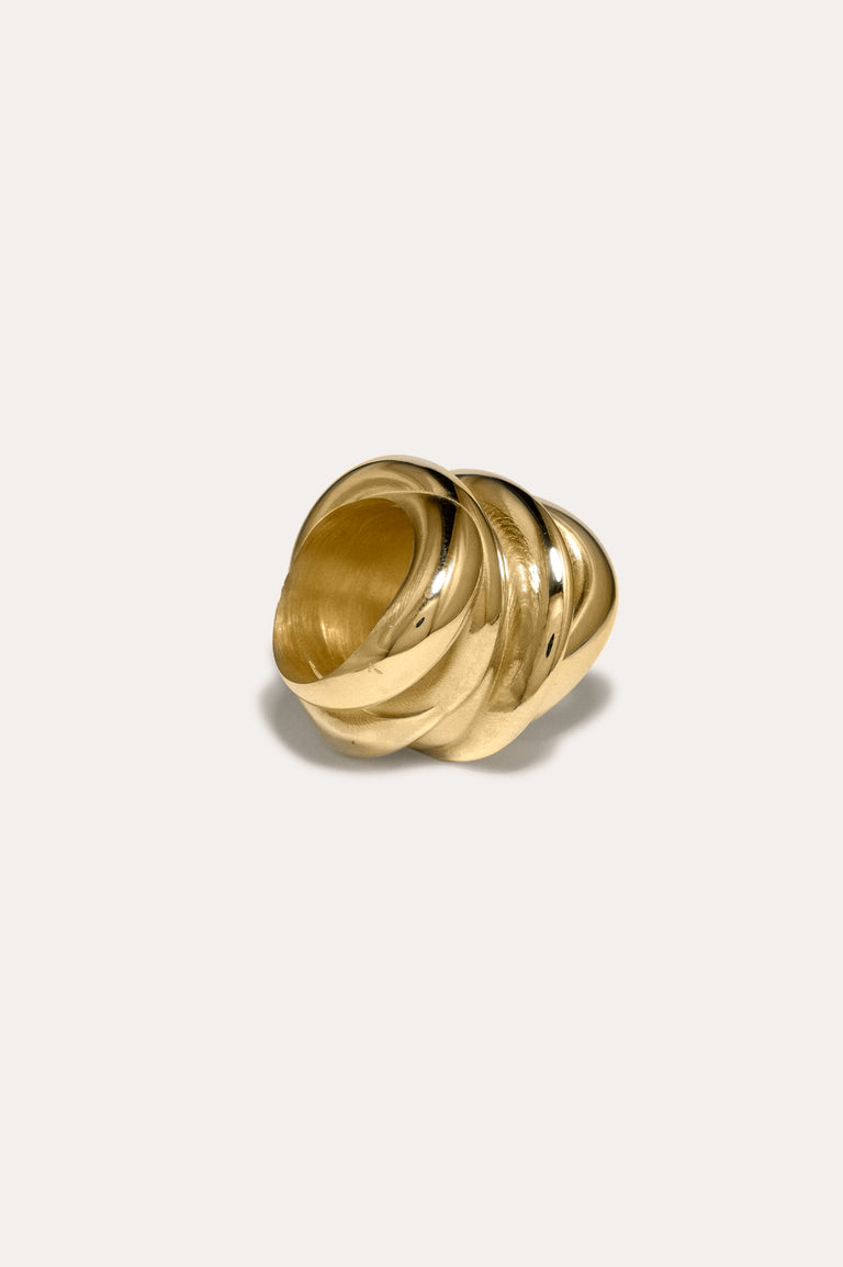 Off‐World - Gold Plated Ring