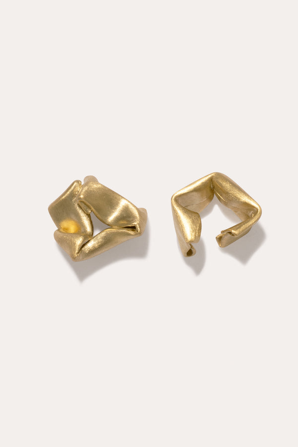 Everyone Wants to Rule the World - Recycled Gold Vermeil Earrings