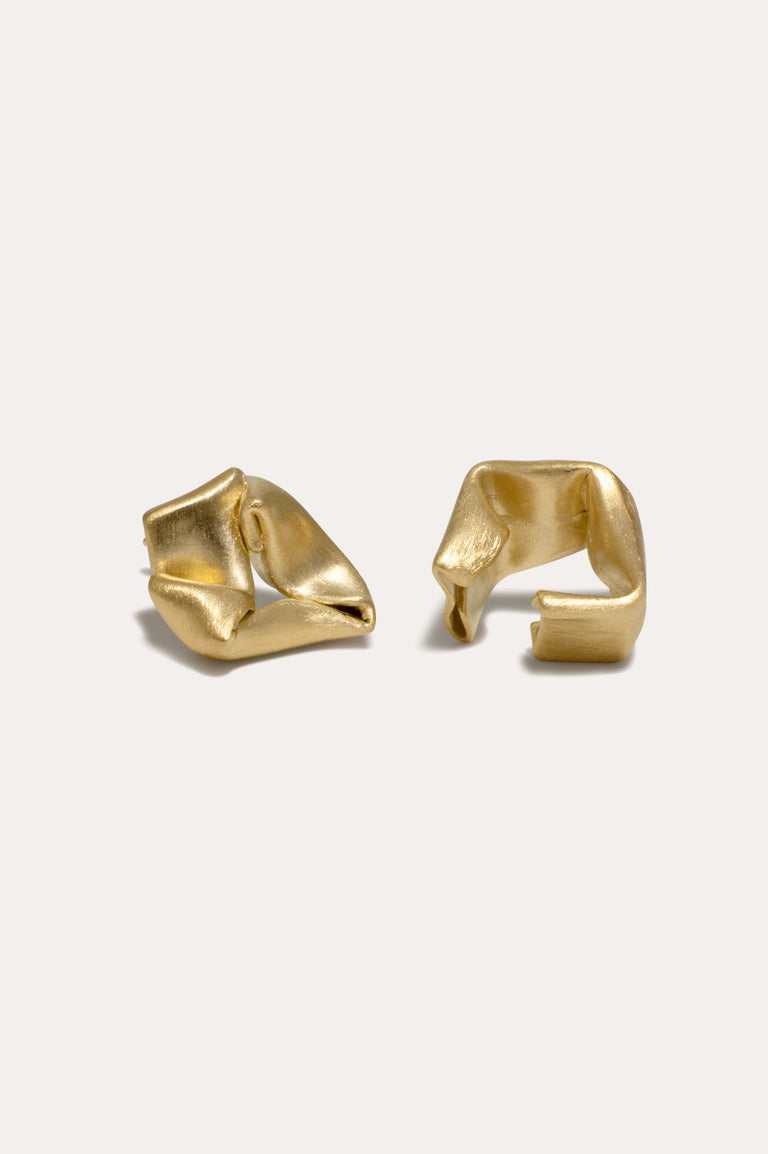 Everyone Wants to Rule the World - Recycled Gold Vermeil Earrings